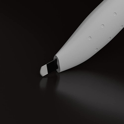 CHOOSE-IT 18U Microblading Disposable Pens Microblading Supplies 10 PCS Signature Microblading Needle Pen Microblading Kit Eyebrow Makeup Disposable Sterile Microblades