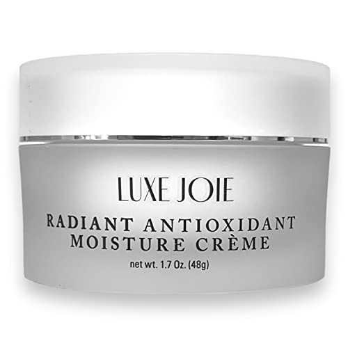 Radiant Antioxidant Moisture Creme 1.7 oz Squalane Face Cream for Women Aging Skin For Dry, Sensitive, Facial Moisturizer Wrinkles Dark Spots Sun Damage