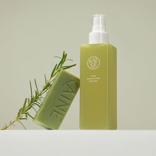 KAINE Rosemary Body Care Set ? Body Mist 150ml, Cleansing Bar 100g, Soap Net Included