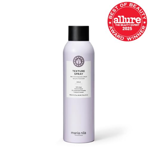 Maria Nila, Texture Spray 250 ml, Hold 2/5, Moisturizing & provides Instant Volume and Texture, 100% Vegan & Sulfate/Paraben free