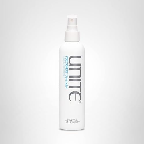 UNITE Hair - 7SECONDS Detangler – Lightweight Leave-In Conditioner Spray – Instantly Detangles, Strengthens & Protects from UV and Heat Damage – Vegan, Color-Safe & Cruelty-Free, 8 Fl Oz