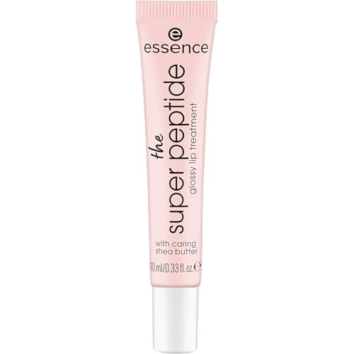 essence | The Super Peptide Glossy Lip Treatment | Hydrating, Nourishing and Non-Sticky | Vegan, Gluten Free and Cruelty Free (01 | Peptacular!)