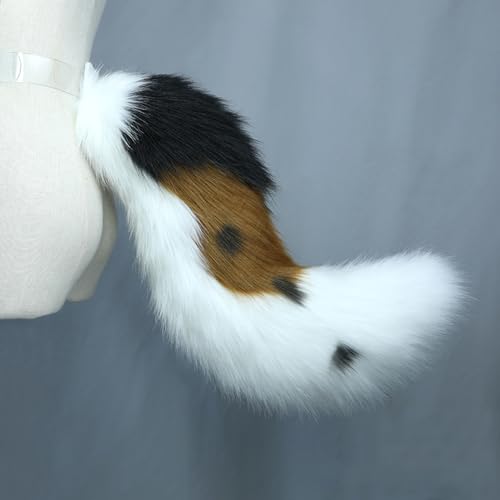 Dog Ears Headband Animal Ears Headband Puppy Ears with Tail for Cosplay Party Headdress Costume Accessories