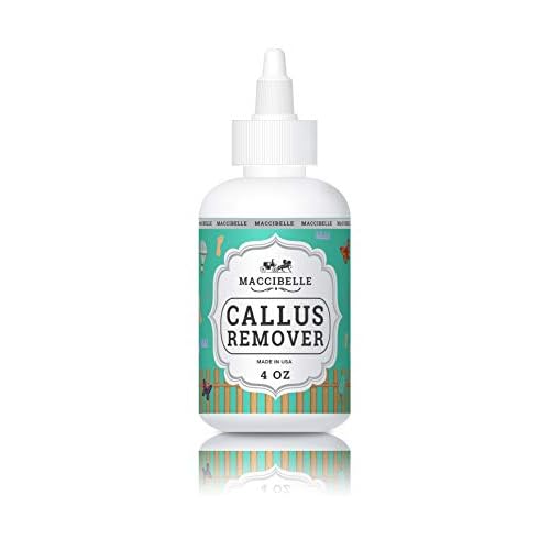 Maccibelle Callus Remover EXTRA STRENGTH For Feet, Professional Callus and Corn Eliminator Liquid Gel 4 oz (1 Bottle)