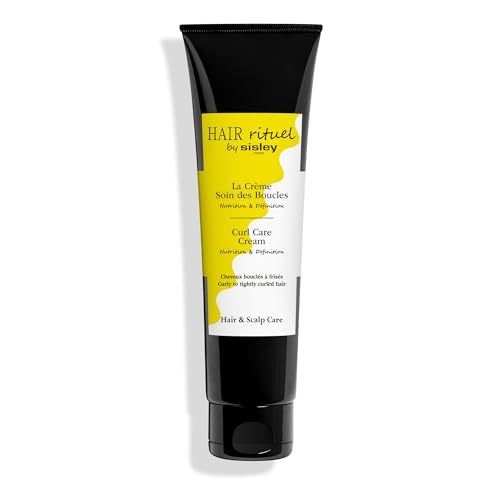 Sisley Paris Curl Care Cream - 150 mL - Nourishes & Defines Curly to Tightly Curled Hair - 24-Hour Anti-Frizz & Anti-Humidity Protection - Provides Long-Lasting Hold