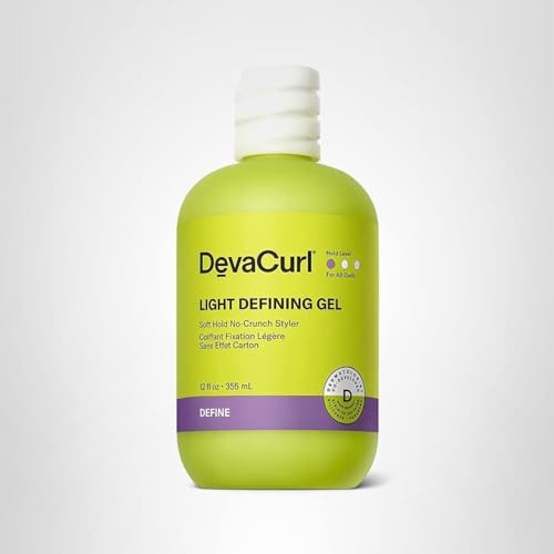 DevaCurl Light Defining Gel Soft Hold Non-Crunch Styler, Bright Breeze, 12 fl. oz