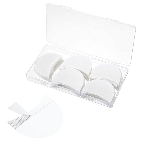 200Pcs Eyeshadow Shields, Lint Free Eyeshadow Stencil Gel Pads, Professional Eye Pads, Prevent Makeup Residue for Eyelash Extensions, Eyeliner, Lip and Tinting Makeup