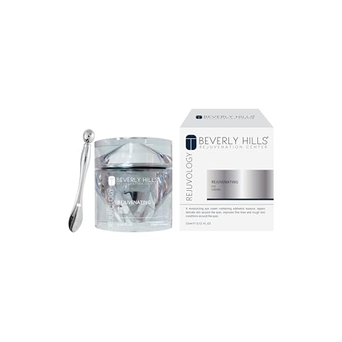 Rejuvology Revive Eye Serum with Lymphatic Wand, 0.51 fl oz - Reduces Dark Circles, Brightens & Firms Area, Improves Skin Barrier & Hydration - by Beverly Hills Rejuvenation Center