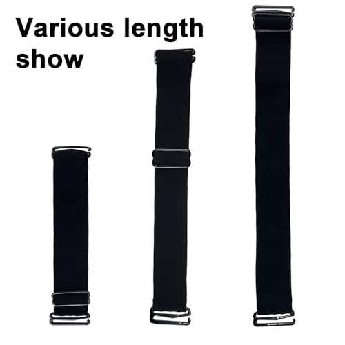 2 PCS Adjustable Elastic Band for Wigs Removable Wig Band Nonslip Wig Strap Black Elastic Bands for Glueless Wig Making Wig Cap Accessories