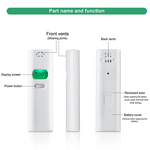 Professional Bad Breath Tester - Portable Oral Odor Detector, Breath Smell Analyzer & Monitor Tool for Personal Oral Cavity Testing