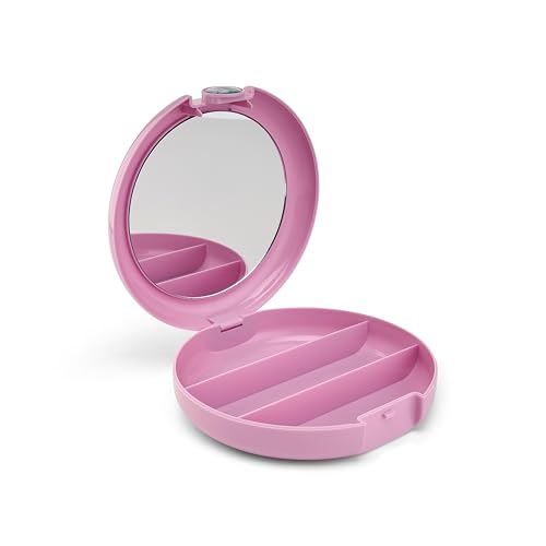 Caboodles For Good Cosmic Compact, Care Pack, and Lil Bit Bundle, Wicked: For Good Limited Edition, Lavender and Teal, Travel Organizers For Makeup, Snap-Tight Latch, Compact Size