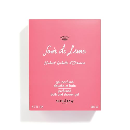 Sisley Paris Soir de Lune Perfumed Bath and Shower Gel - 200 mL - Delicately Cleanses for Soft, Satiny, Scented Skin - Non-Drying Formula