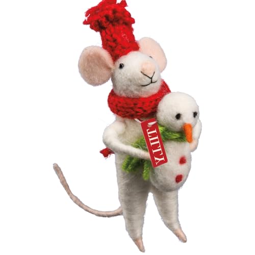 Primitives by Kathy Tilly Mouse 4 Inches Tall Fabric Home Decor