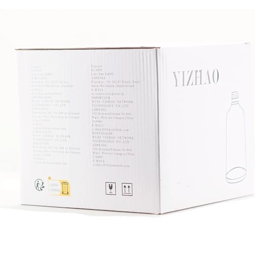 YIZHAO Amber Glass Spray Bottles 4oz, with Small Fine Mist Spray, Metal Cap, Refillable for Essential Oil,Travel,Cleaning,Perfume,Aromatherapy,Makeup – 9 Pcs