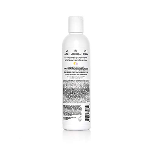 oVertone Haircare Purple Toning Conditioner - Neutralizes Brassiness for Blonde & Platinum Hair - Deeply Hydrating Formula with Shea Butter & Coconut Oil - Vegan, Cruelty-Free, Paraben-Free - 8 oz