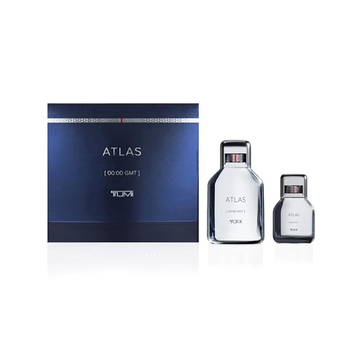 TUMI ATLAS [00:00 GMT] - Bold & Sophisticated Cologne for Men with Citrus Fragrance Notes - 6.7 oz & 1.0 oz Eau de Parfum