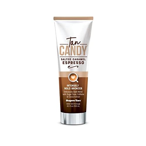 Supre Tan Candy Salted Caramel Espresso Intensely Bold Bronzer Dark Blend 8.5oz