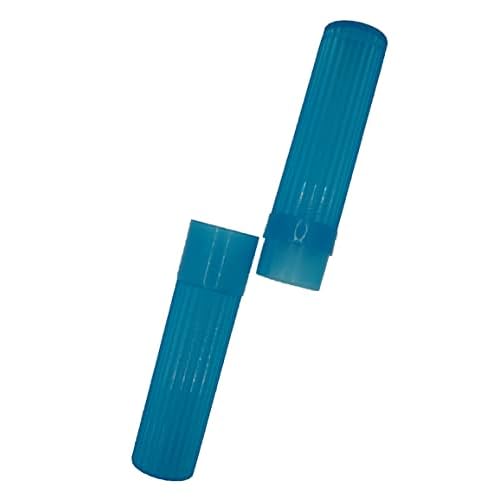 Toothbrush Holder (Blue) - Made in The USA. W/Ventilation Holes.