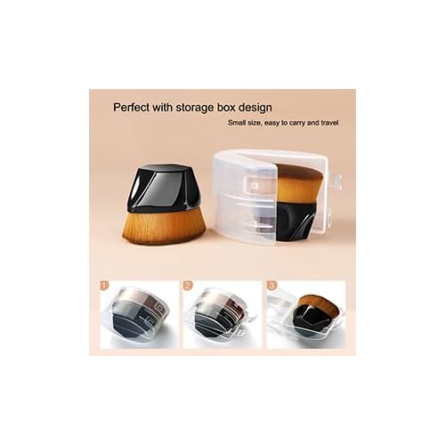 PHOERA Foundation, Full Coverage Foundation, PHOERA Primer, PHOERA Powder, PHOERA Makeup Set, Kabuki Makeup Brushes Foundation Brush Powder Brush,2 Pcs Makeup Sponge (103 Warm peach+104 Buff Beige)