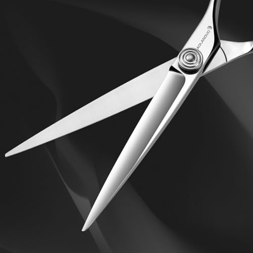 AOLANDUO Professional Hair Cutting Scissors - VG10 Steel, Razor Edge, Ergonomic, Barber Shears - 1 Count, 6.5 In