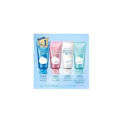 TSTADVANCE Senka Perfect Whip Cleansing Foam 4.23oz(120g) Set Of 3 White Floral Scent Japanese Face Wash