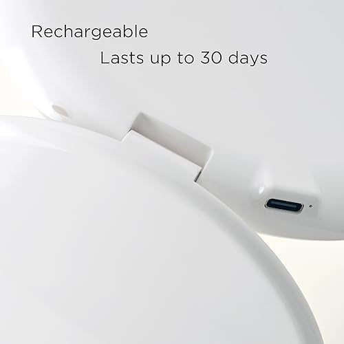 Ilios Lighting LED Compact Mirror with Light and 1x and 10x Magnifying Mirror in 5-inch mini Size Ideal for Trave