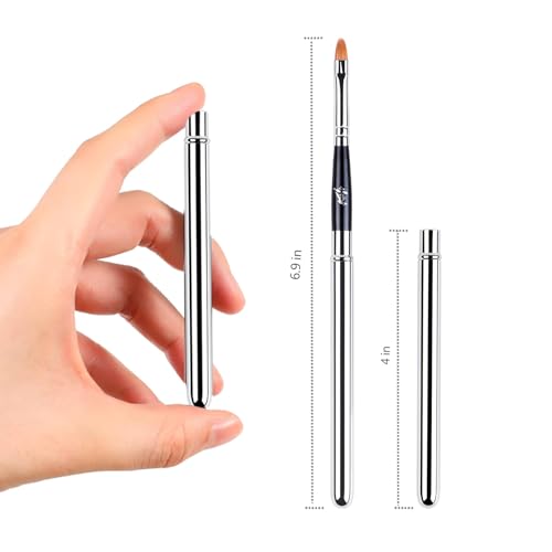 ACOSBRUOP Professional Lip Brushes for Lipstick Lip Gloss£¬Makeup Brushes Lip Brushes Applicator£¬Retraltable Lip Brush £¬Exquisite in clude Cap