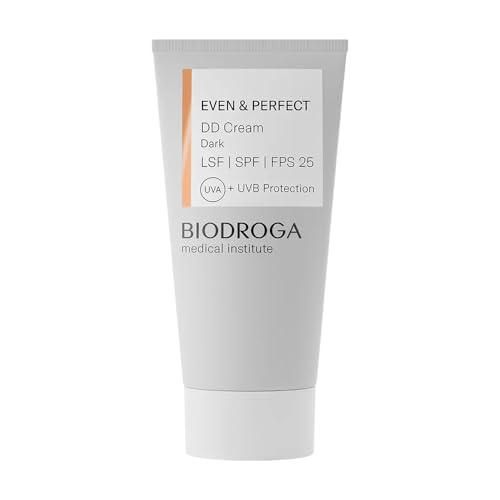 Biodroga Medical Institute - Even & Perfect DD Cream Dark SPF 25 30 ml - Face Cream, Complexion Optimisation, UV Protection, Concealing Imperfections, Care Cream, Paraben-Free, Silicone-Free