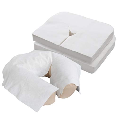 EarthLite Disposable Face Cradle Covers ? Medical-Grade, Ultra Soft, Luxurious, Non-Sticking Massage Headrest Covers for Massage Tables & Massage Chairs