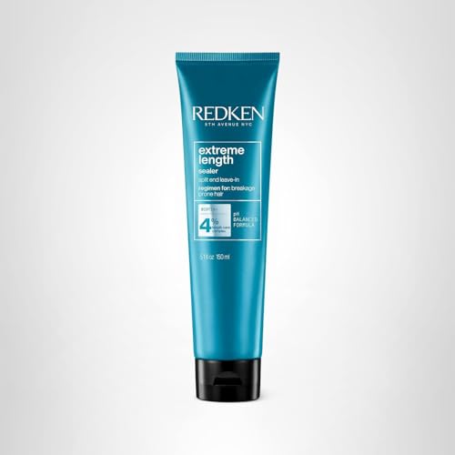 Redken Extreme Length Leave-In Treatment For Hair Growth - Seals Split Ends & Prevents Breakage, Infused With Biotin