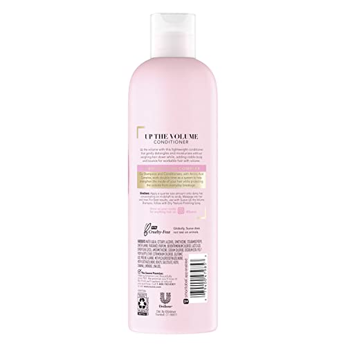 Suave+ Pink Up The Volume Volumizing Conditioner For Volumized Hair Volumizing Volume Conditioner With Amino Acid Complex 16.5oz