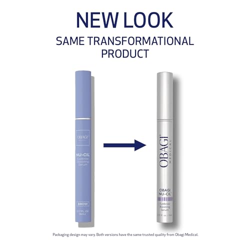 Obagi Nu-Cil Eyebrow Boosting Serum - Ultimate Eyebrow Growth Serum with Hyaluronic Acid - Dermatologist Approved for Thin, Patchy & Over-Tweezed Eyebrows - Fast Absorbing - 6ml