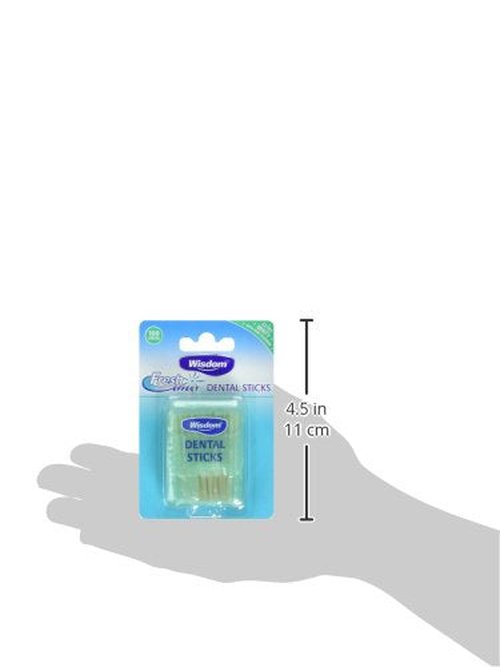 Wisdom Fresh Effect Dental Wood-Count, Pack of 4, 400-Count