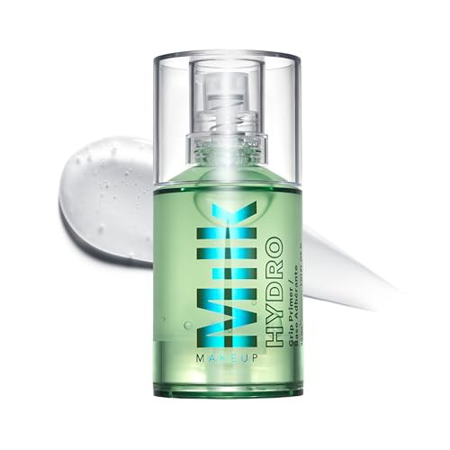 Milk Makeup Hydro Grip Primer with Hyaluronic Acid + Niacinamide ? Hydrating Face Primer Grips Makeup for Up to 12 Hours ? Silicone-Free, Lightweight Gel with Dewy Finish
