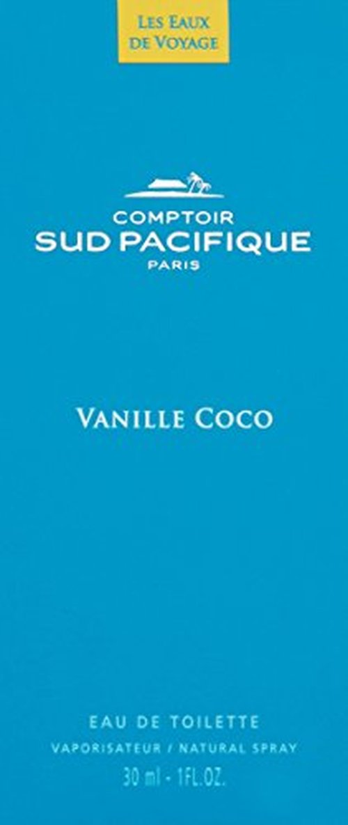 Comptoir Sud Pacifique Vanille Coco Eau de Toilette Spray, 1 Fl Oz