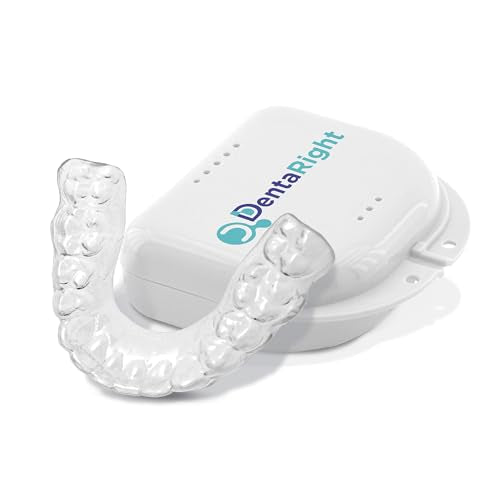 Mouth Guard for Teeth Grinding and Clenching - 1 Piece Soft Custom-Fit Dental Night Guard for Upper or Lower Teeth - Available in Multiple Thickness Options