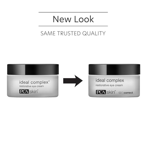 PCA SKIN Ideal Complex Restorative Under Eye Cream, Brightening Eye Cream for Dark Circles, 0.5 fl oz Jar