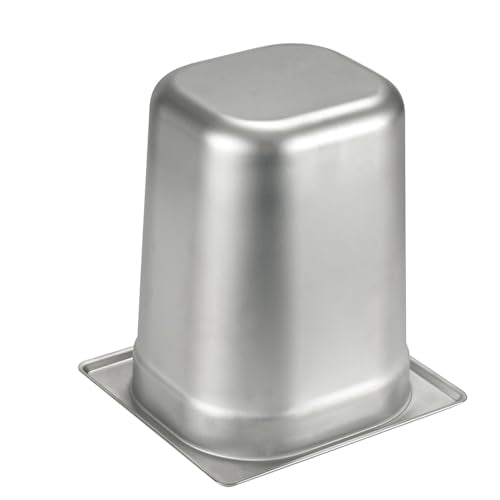 Sauce Pump Dispenser Stainless Steel Dispenser - Large Capacity Condiment Pump Dispenser Quantitative Pressure Head for Variety of Sauces (1035PX)