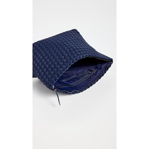 Naghedi Women's Portofino Medium Cosmetic Bag, Ink Blue, One Size