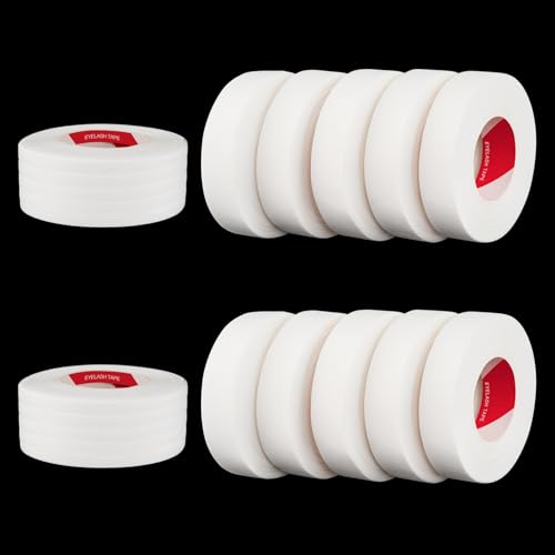 20PCS Lash Tape for Lash Extension Supplies, Micro-Porous & Breathable Lash Extension Tapes, Micropore Eyelash Tape for Sensitive Skin, Pain-Free Removal Eyelash Extension Tapes