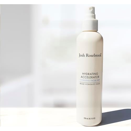 Josh Rosebrook Hydrating Accelerator - Refreshing & Lightweight Antioxidant Face Mist Hydrating Spray - Natural Facial Spray for All Skin Types (250 mL (8.5 fl oz))