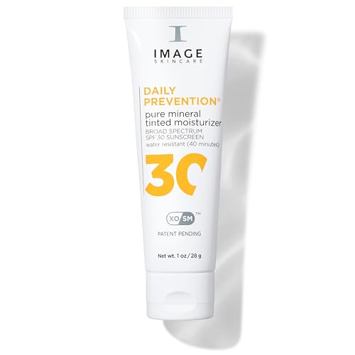 IMAGE Skincare DAILY PREVENTION Pure Mineral Tinted Moisturizer, SPF 30 Broad Spectrum Sunscreen