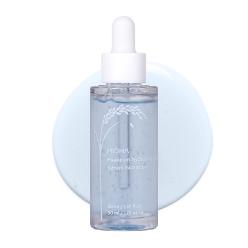 MIDHA Hyaluron Hydrating Serum, Deep & instant moisturizing, 8 layer hyaluronic acid contained, quick hydrating serum, vegan