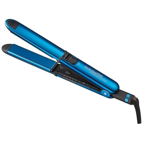Nano Titanium Prima Ionic Hair Straightener ? Professional Flat Iron & Curling Iron in One for Stylists, Pro Styling Hair Tool