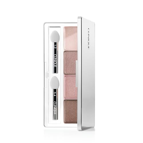 Clinique All About Shadow Eye Shadow Quad | Long Lasting, Crease + Fade Resistant + Safe For Sensitive Eyes
