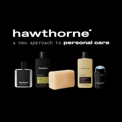 Hawthorne Thicker Hair Shampoo and Conditioner Set. Men¡¯s All Natural Shampoo and Conditioner Set with Thickening Shampoo and Everyday Conditioner. Sulfate Free, Paraben Free. 8 Fl Oz Each.