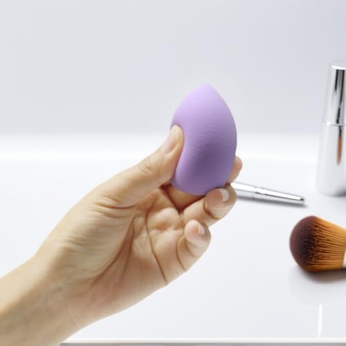 6PCS makeup Sponge Set Latex Free and High-definition Set of makeup Wonder blender For Powder Cream and Liquid, Super Soft Wonder Beauty Cosmetic Dry & Wet Multi-Use