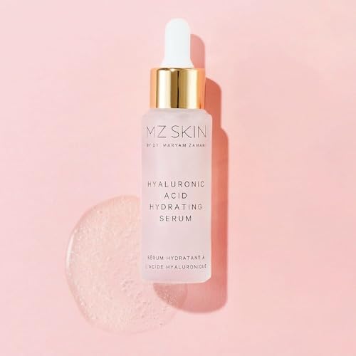 MZ SKIN Hyaluronic Acid Hydrating Serum 1.01 fl oz - Multi-Molecular Complex with Panthenol & Snow Mushroom for Deep Hydration & Anti-Aging to Reduce Wrinkles, All Skin Types, Fragrance Free