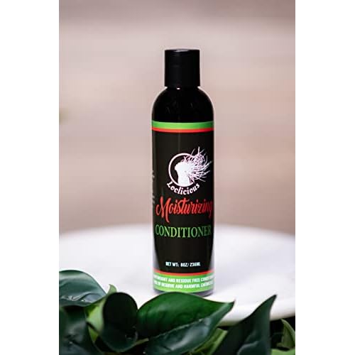 Loclicious Moisturizing Conditioner for Locs, Two-strand Twist, Braids and Natural Hair - 8oz - Lightweight, Residue and Build-Up Free - All Hair Types - Organic Ingredients - Made in USA