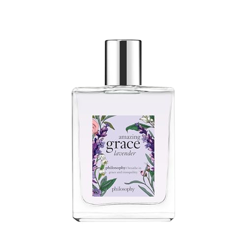 philosophy amazing grace lavender eau de toilette - delicate & enchanting women's perfume - with notes of berries & musk - long lasting fragrance